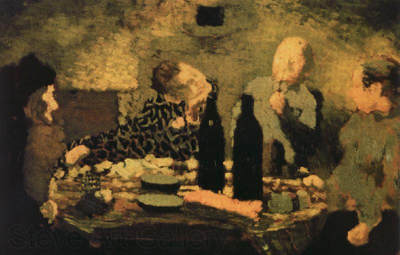 Edouard Vuillard A meal France oil painting art